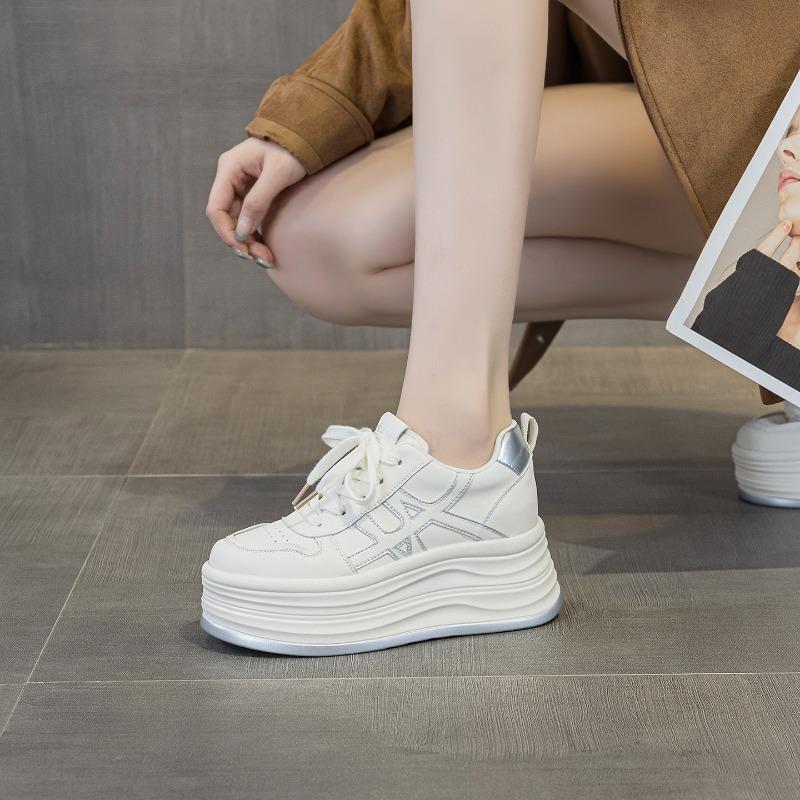 Schuhe mit dicker Sohle, Lässig, Modisch, Vielseitig, Höhenvergrößernde Dad Shoes, Damenschuhe