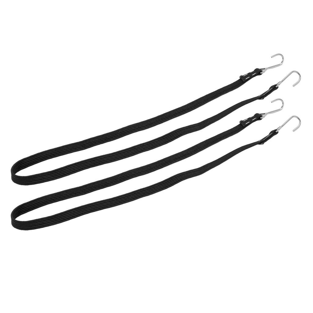 2 Stück RC Elastische Gepäckgurte Nylon Allgemein RC Bungee Spanngurt für Alle RC AutosSchwarz