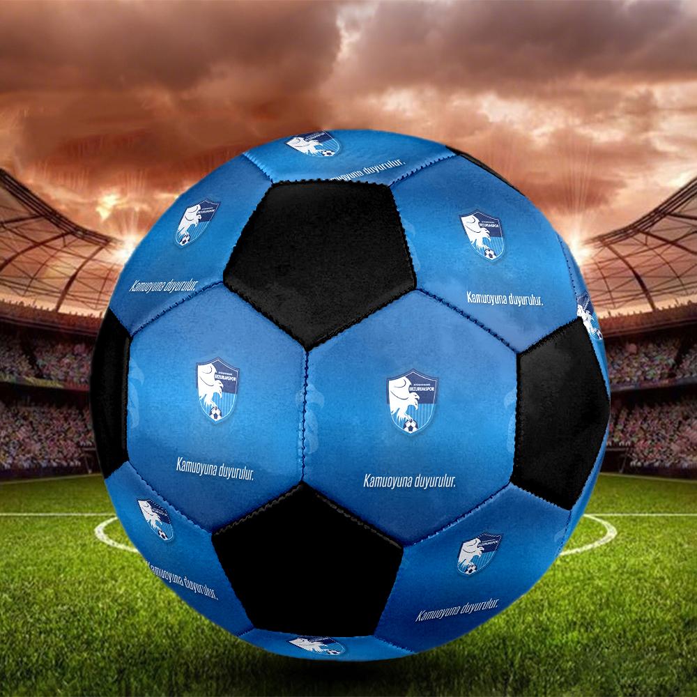 SIZE 5 Erzurumspor FK Soccer Ball Colorful All Ages Machine Stitched PVC Competition Ready Durable High-Bounce