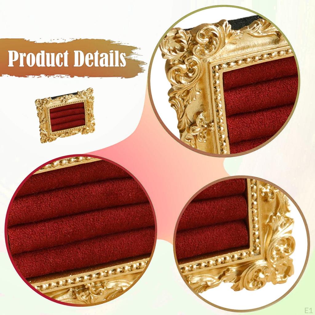 Vintage Display Stand Baroque Holder Photo Prop Ear Studs Organizer for Vendor, Desk, Store, Counter