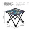 Outdoor folding chair with high backrest, moon chair, portable camping chair, fishing chair, camping recliner