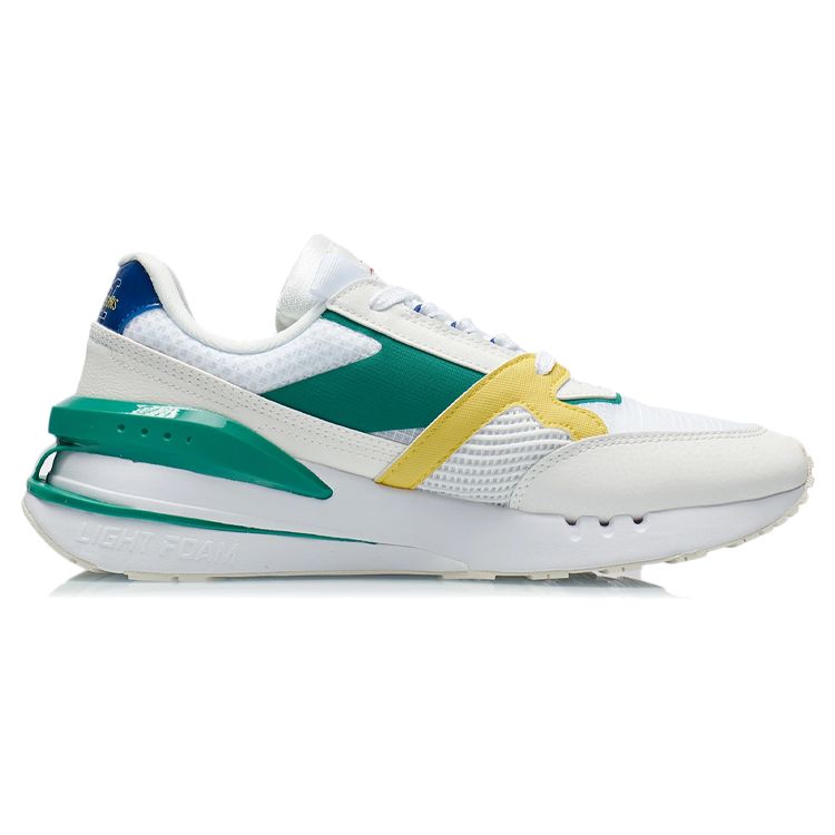 Li-Ning 001 Newborn White Cream Yellow Men Sneakers Cloud-White Standard-White AGCR183-5