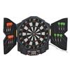 Electronic Dartboard, 27 Games, up to 8 Players, LED Lights, Black Speaker
