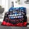 Bayern Munich Personalized Text Blanket Lightweight Personalized Blanket Soft & Cozy Perfect for Nap Home Decor Couch Bed Four Seasons Universal