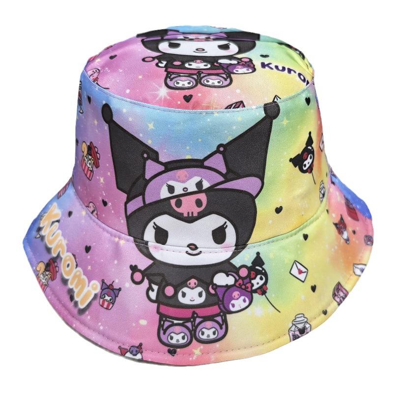 Adorable Anime Children's Fisherman Hats Bucket Hat for Women Men Lightweight Outdoor Travel Fishing Hat