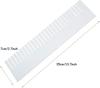 12PCS DIY Plastic Grid Drawer Dividers, White Adjustable Drawer Organizers for Socks and Underwear Storage