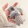 Year of the Sheep Lamb Keychain: Cute Plush Pendant for Students' Bags