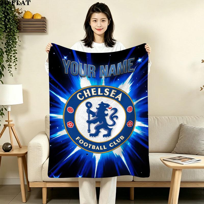 Custom Chelsea F.C Blanket, High Quality Comfortable for All Seasons, Home Decor, Warmth and Comfort