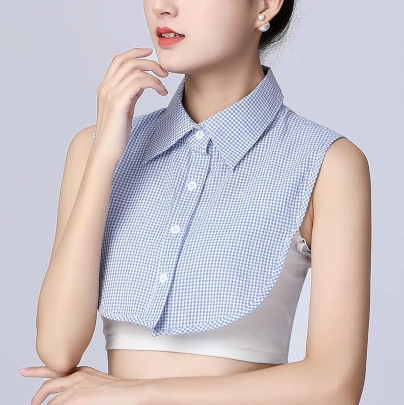 Fake Collar Shirt Women False Collar Woman Autumn Spring Detachable Collar For Sweater Lapel Blouse Women Clothes Accessories