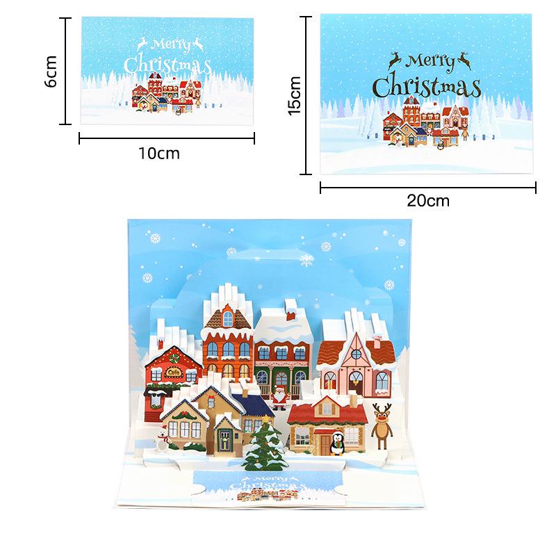 Pop-Up 3D Weihnachtsbaum-Karte - Kreative Feiertagsgrußkarte und Geschenk