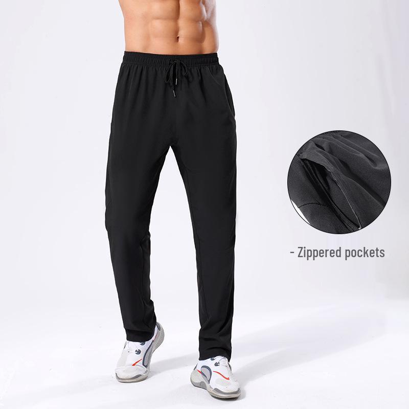 

Men s Quick-Drying Loose Fit Running Cargo Pants - Straight Leg 2XL чорний