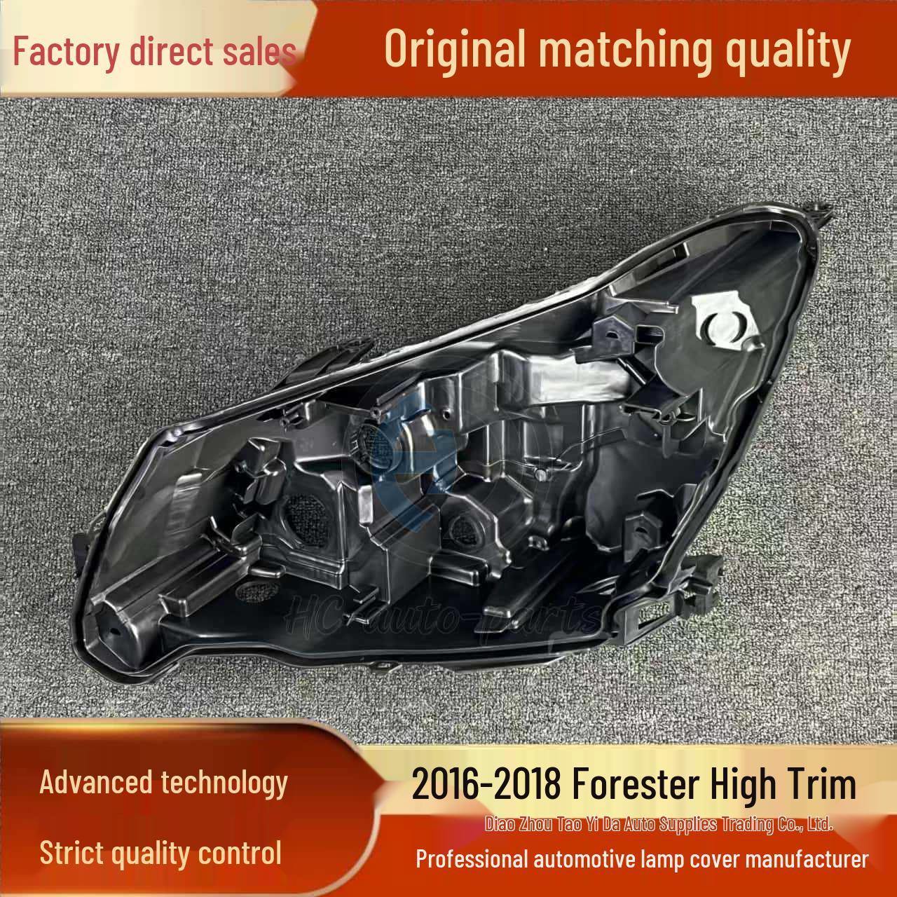 

Subaru Forester High-end Headlight Back Cover, Black, 2016-2018 Models Passenger Seat Original Durable