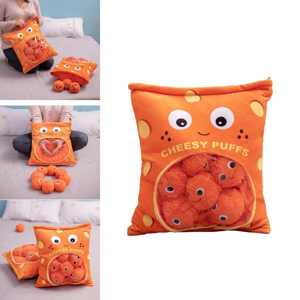Morbido Peluche Gonfio a Forma di Snack con Imbottitura in Cotone PP per Ragazze Idea Regalo