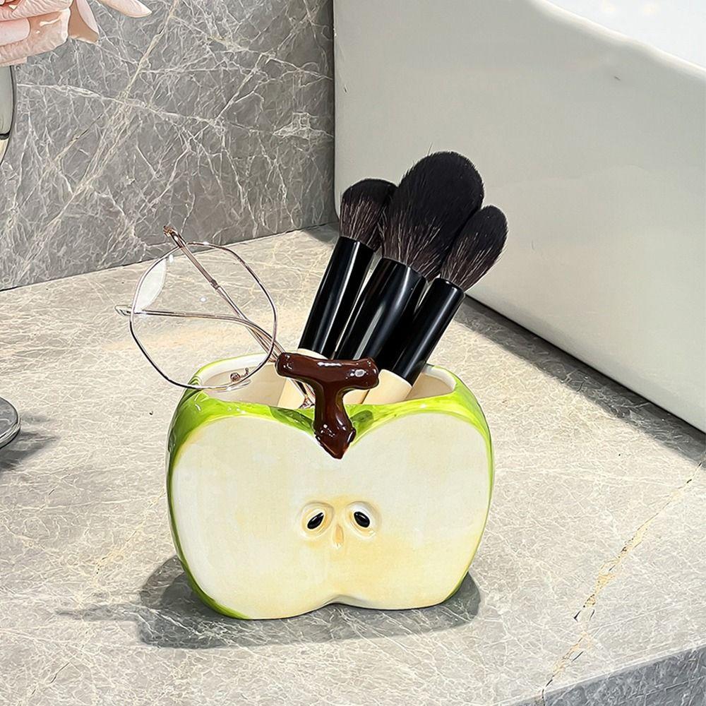 Waterproof Ceramic Toothbrush Holder Creative Bathroom Storage Rack  Home Decor