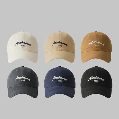Kappe mit gebogenem Schirm für Herren und Damen, reine Baumwolle, Outdoor-Sportkappe, reine Baumwolle, Studenten, Paare, vielseitig, weiche Kappe, Baseballkappe