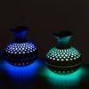 300ml Holzvase buntes Licht Cool Mist Luftbefeuchter Aromatherapie Öl Diffusor USB Mini Luftbefeuchter