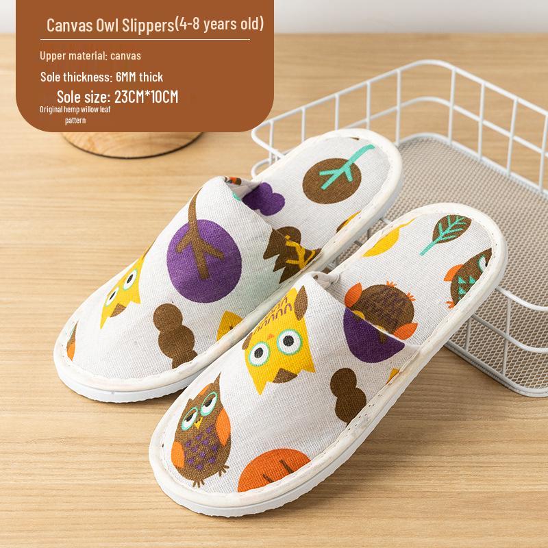 Kids' Portable Non-Slip Slippers for Travel and High-End Hospitality.