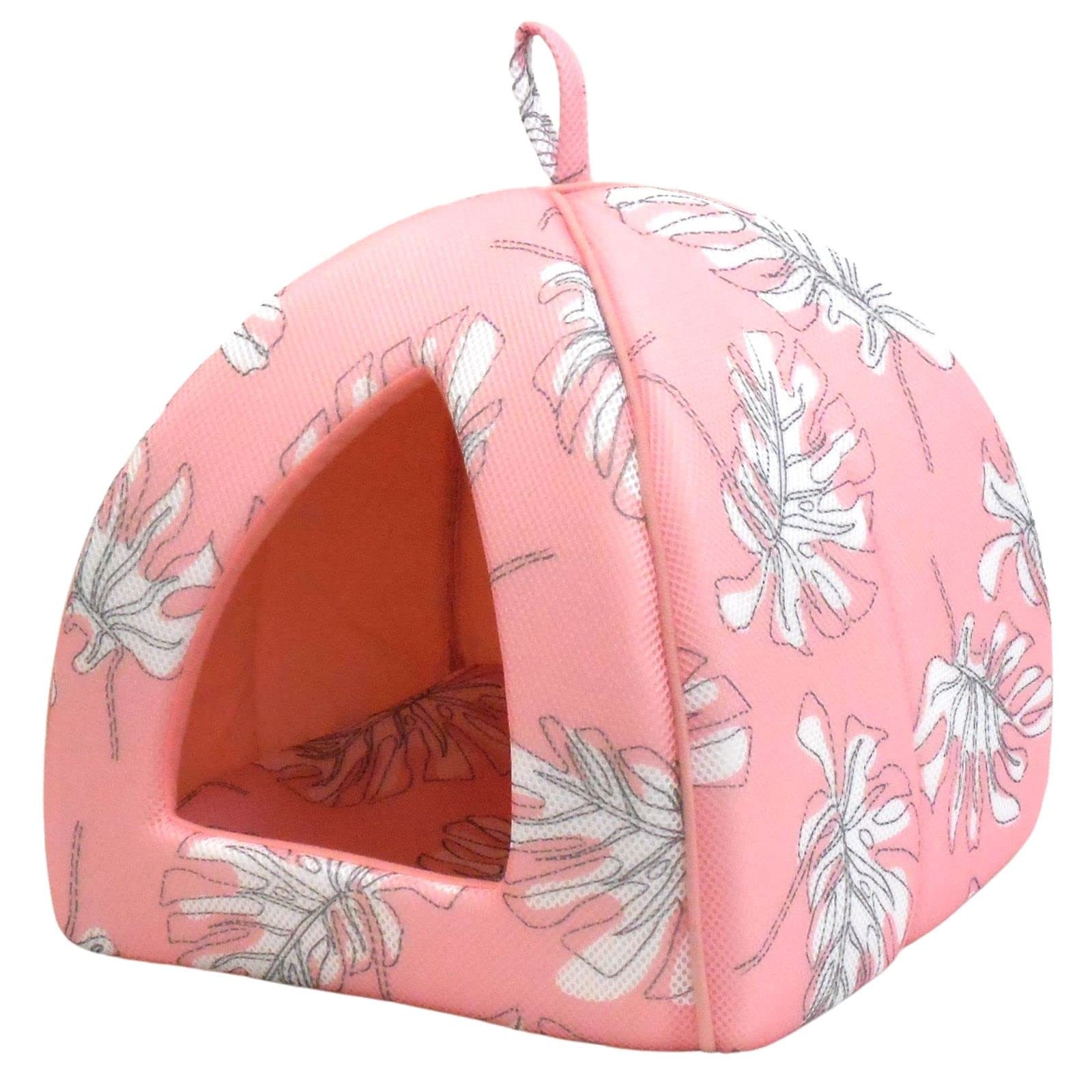 

STYRIA Крутой домик Монстера для собак и Весна и Купол Маленькая собака Кошки, Лето, Лето, Стираемый, Для дома, Стильный, Милый, Крутой, Крутой, Кровать, Сетка, розовый