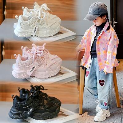 Frühling und Herbst Neue Kinder Verschleiß-Beständig Plattform Jungen Und Mädchen Turnschuhe Mesh Atmungsaktive Freizeitschuhe