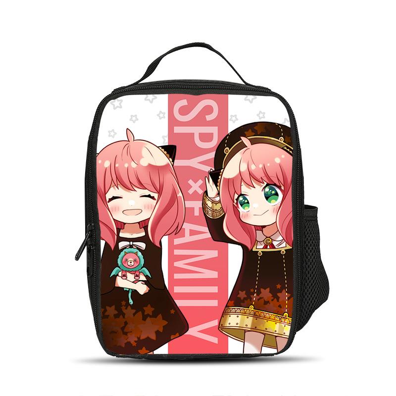 SPY×FAMILY IJszak Lunchtas Veelzijdig Cartoon Grote Capaciteit Sterke Prestaties Beste Cadeau voor Jongens en Meisjes School Verjaardag