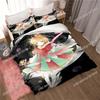 Anime Cardcaptor Sakura Bedding Set 3D Printed Suitable For Bedroom Duvet Cover Set With Pillowcases Kids Home Textile