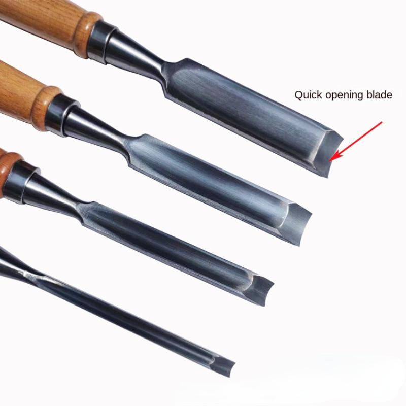 Carpentry Chisel Professional Joinery Half Gouge Flat Woodworking Sculpture Tool Wood Carving Chisels Set Woodcut Carving Knife