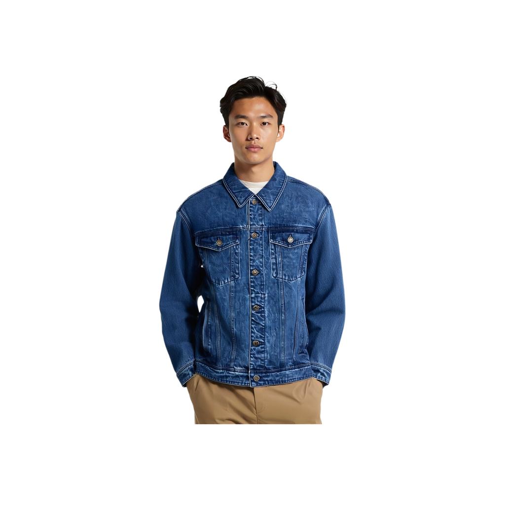 MLB New York Yankees Logo Outdoor Casual Sports Denim Jacket Unisex jackets Blue 3ADKB0144-50INS