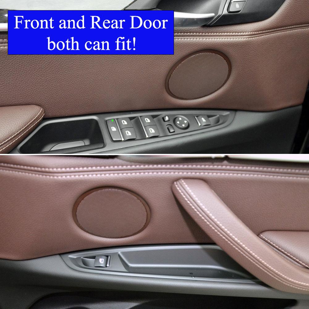 Interiorul mașinii, negru, față, claxonul ușii spate, capacul grilajului difuzorului, panou audio sunet de înlocuire pentru BMW X5 X6 F15 F16