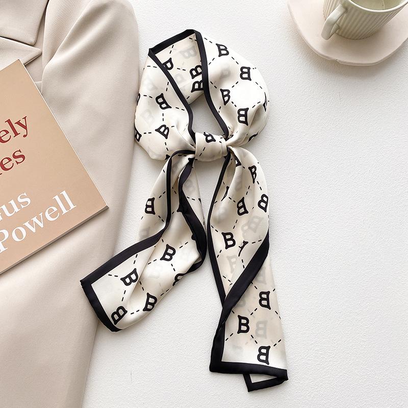 Skinny Neckerchief Long Hair Ribbons Scarfs Women Fashion Headbands Neck Scarves 13x110cm