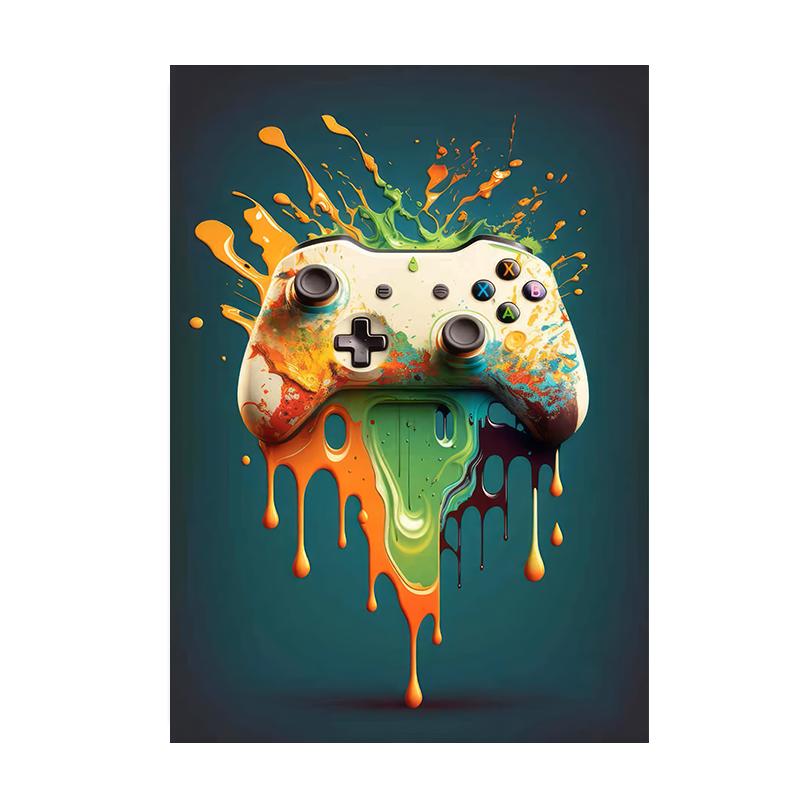 Watercolor Cool Monkey Headphone Dj Music Poster And Print Canvas Painting Animal Wall Art Pictures for Living Room Home Decor