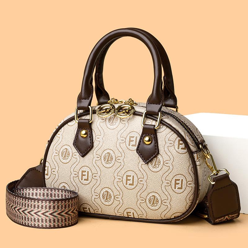 Интернет Знаменитость Сумка Женская Новая Печатные Буквы Широкий Плечевой Ремень Ретро — фото 3