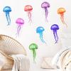 Blå Selvlysende Magiske Maneter Dekaler for Barneromsdekorasjon