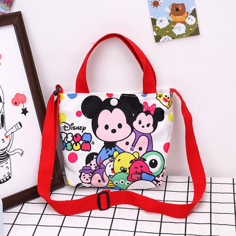 Disney Mickey Minnie Unisex Fashion Casual Canvas Tote Bag