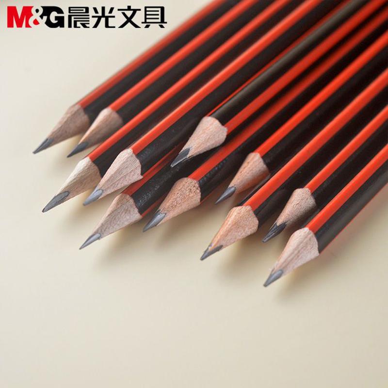 M&G 12/36/60 Pcs HB Wooden Pencil Graphite Lead Core For Office School Student Writing Drawing Sketch Stationery Supplies Gift