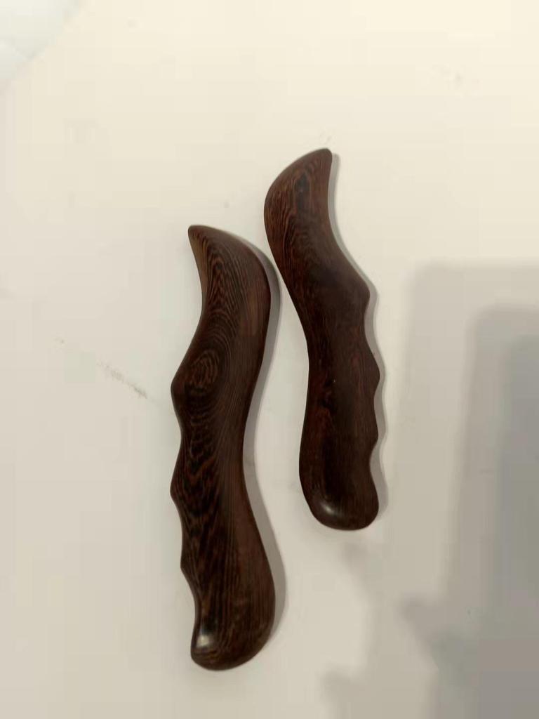 Large Sandalwood Gua Sha Board for Full Body Massage and Scraping - Multi-Purpose Purple Sandalwood Tool