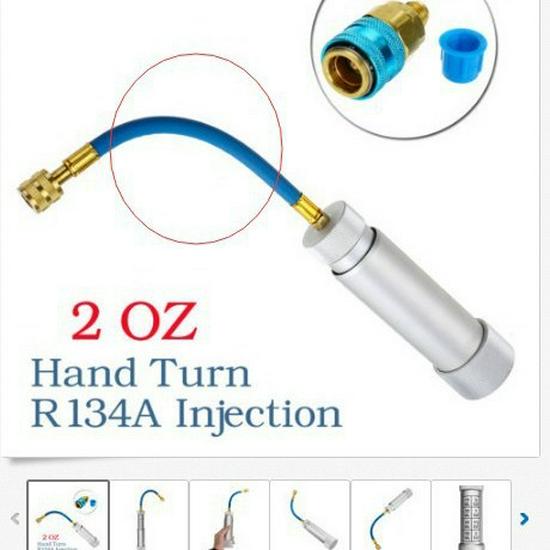 2OZ UV Oil Syringe for Car AC Refrigerant System