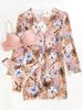 2025 Women's European & American Printed Bikini Swimsuit Beach Set