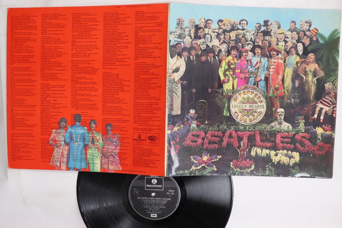 LP Пластинка BEATLES Sgt. Клуб Одиноких Сердец Пепперса Ba PCS7027 Parlophone UK Рок Б/у