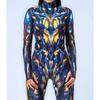 Women 3D Digital Printing Halloween Cosplay Tights Jumpsuit Adult One-piece Carnival Party Stage Show Dance Costume Outfit