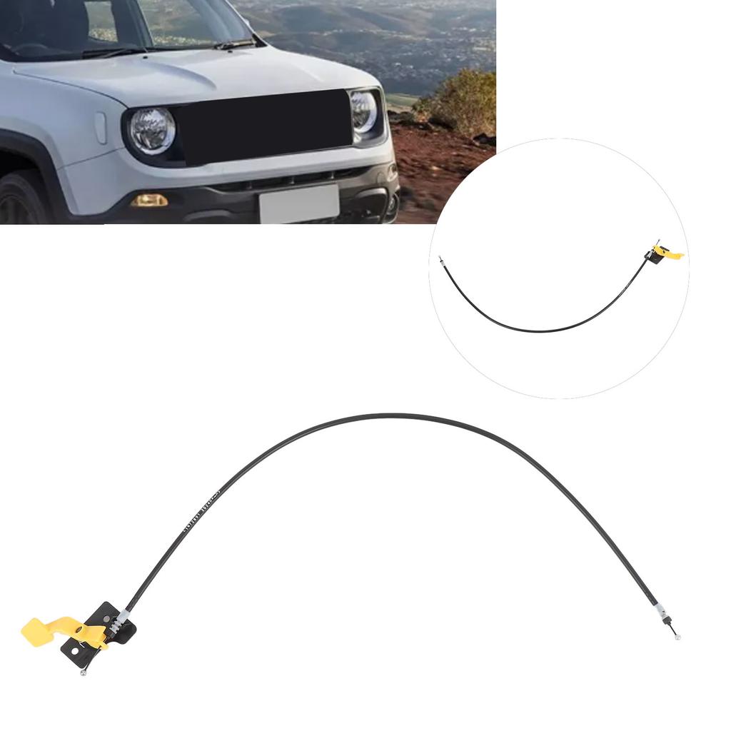 Hood   Release Cable Assembly 68247126AA Hood Release Cable Replacement for Renegade 2015 To 2023