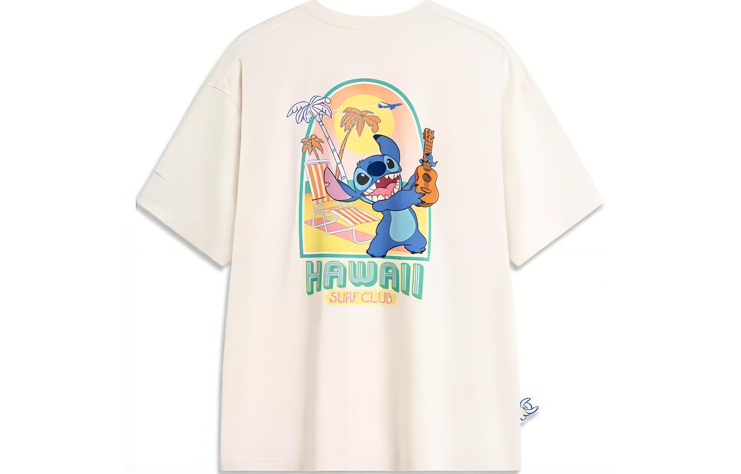Li Ning x Disney T Shirt Men s Ecru ATSU159-6 XL