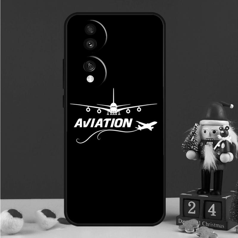 aircraft Airplane fly travel Case For Honor Magic 8 5 6 7 Pro Honor Win RT 50 70 90 200 400 Lite X8c X9b X9c X9a X9d Cover