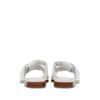 Salvatore Ferragamo Ferragamo Knot Detail Leather Slides White