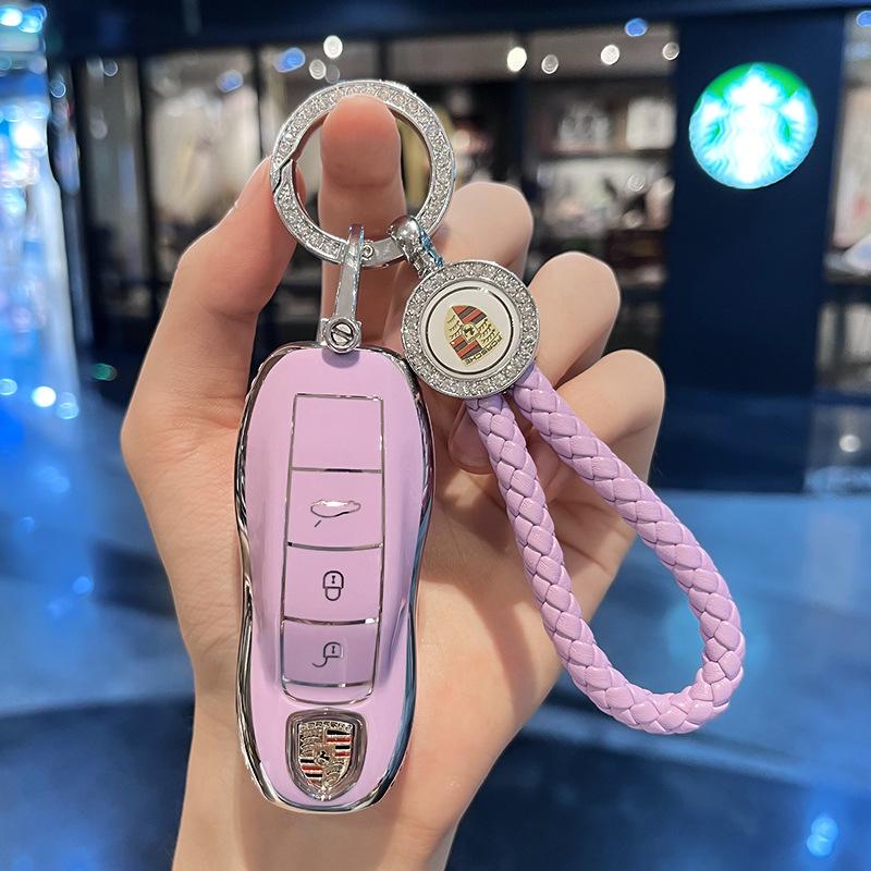 Porsche Key Shell Cover for Cayenne, Macan, Panamera, 718/911