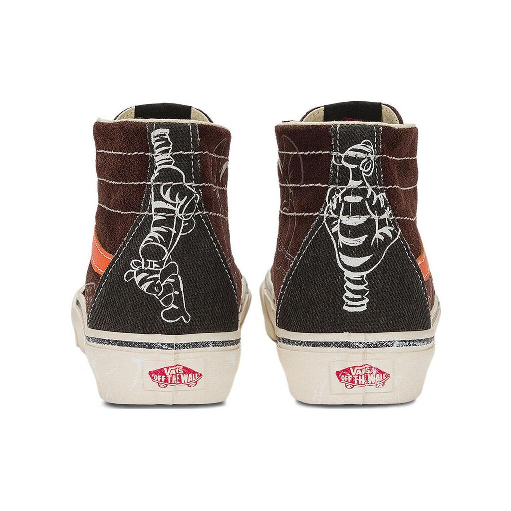 New Vans SK8 Hi Tapered X Disney Tiger 'Brown Orange' VN0009QPDNM