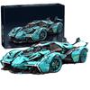 Technical Super Speed Green Lamborghinis Sports Car Model Building Blocks Famous Vehicle Assemble Bricks Kid Toys for Adult Gift