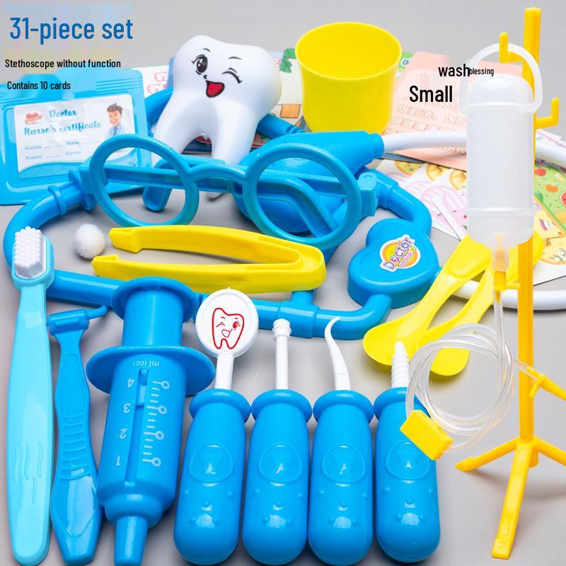 Kids' Doctor Playset: Medical Tools, Stethoscope, Injection, Ambulance