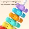 Montessori Children's Rainbow Rotating Ring Tower Puzzle Early Education Hand Eye Coordination Soothing Toy