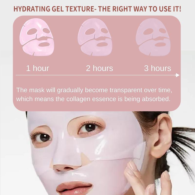 Pink Collagen Jelly Gel Mask Overnight Face Mask Hydrating Firming and Moisturizing