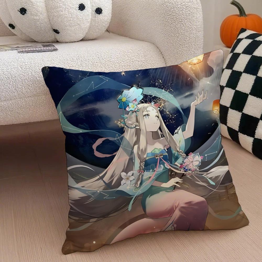 

Dreamlike Fashion Classic game FFellow Moon Cushion Cover Linen Pillow Case Soft Breathable Protective Couch Room Decoration 30x30cm